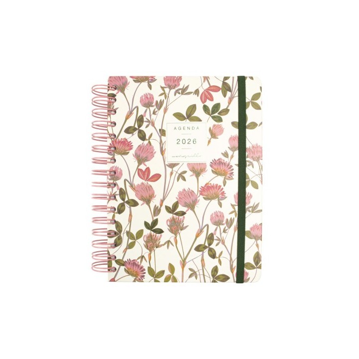 finocam agenda 2026 moniquilla e10 155x212mm dia pagina amapola finocam 770110126