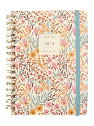 finocam agenda 2026 moniquilla e10 155x212mm semana vista horizontal espiga finocam 770100226