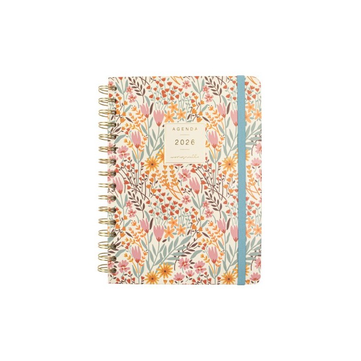 finocam agenda 2026 moniquilla e10 155x212mm semana vista horizontal espiga finocam 770100226