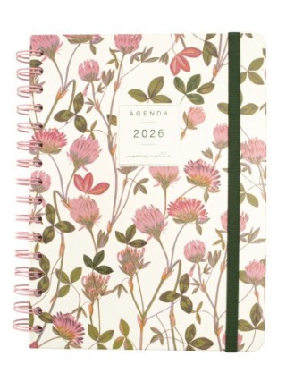 finocam agenda 2026 moniquilla e10 155x212mm semana vista horizontal amapola finocam 770100126