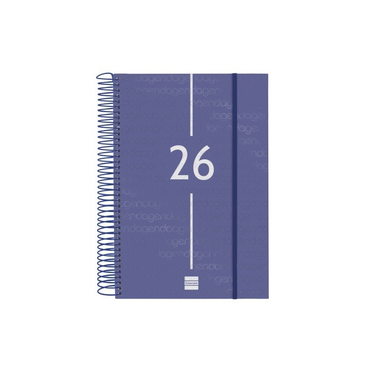 finocam agenda 2026 basic year e11 165x242mm dia pagina azul finocam 742071026