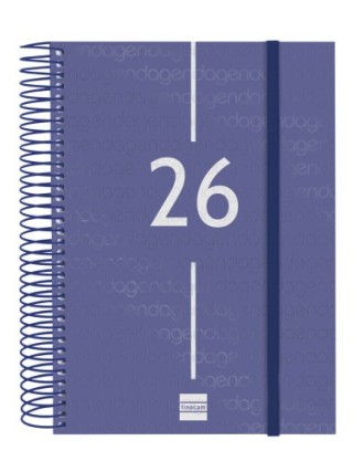 finocam agenda 2026 basic year e10 155x212mm dia pagina azul finocam 741101026