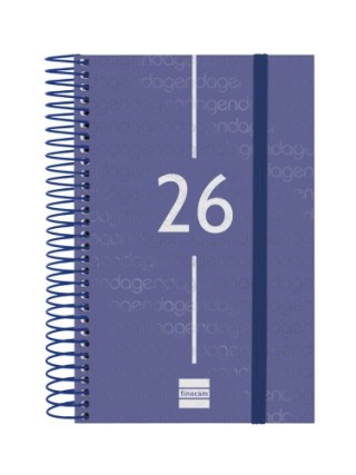 finocam agenda 2026 basic year e5 117x181mm dia pagina azul finocam 741091026