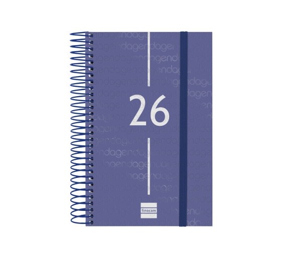 finocam agenda 2026 basic year e5 117x181mm dia pagina azul finocam 741091026