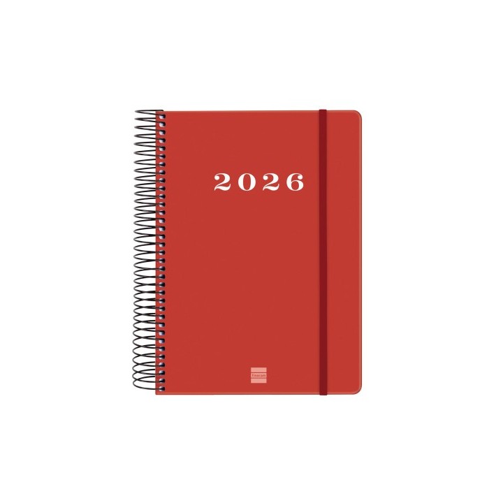 finocam agenda 2026 basic my e10 155x212mm dia pagina rojo finocam 743523026