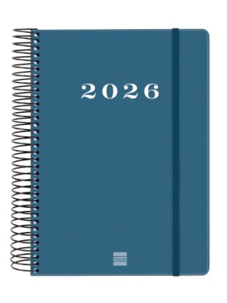 finocam agenda 2026 basic my e10 155x212mm dia pagina azul finocam 743521026