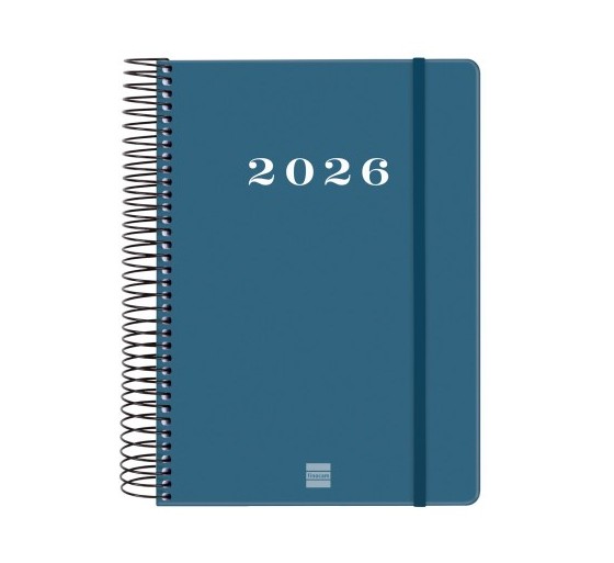 finocam agenda 2026 basic my e10 155x212mm dia pagina azul finocam 743521026