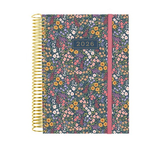 finocam agenda 2026 trendy design e10 155x212mm dia pagina flora finocam 742313026