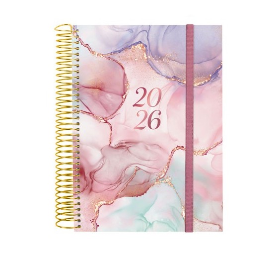 finocam agenda 2026 trendy design e10 155x212mm dia pagina goldy finocam 742312626