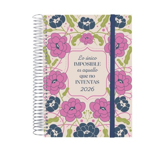 finocam agenda 2026 trendy design e10 155x212mm dia pagina imposible finocam 742312526
