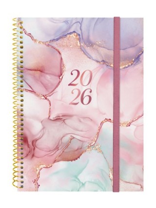finocam agenda 2026 trendy design e10 155x212mm semana vista horizontal goldy finocam 742232626