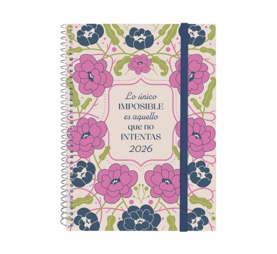 finocam agenda 2026 trendy design e10 155x212mm semana vista horizontal imposible finocam 742232526