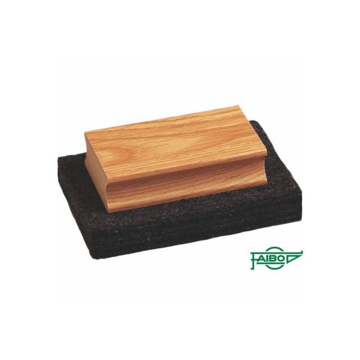 faibo borrador de fieltro para pizarras de tiza 1,5x12x8 cm. faibo 15