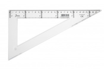 faibo cartabon transparente en plastico inyectado graduado y biselado 30 cm. faibo 41330