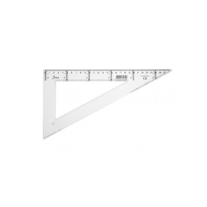 faibo cartabon transparente en plastico inyectado graduado y biselado 30 cm. faibo 41330