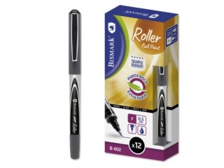 bismark roller punta de bola  b 602 0,5mm negro bismark 326153  pack  12 unidades