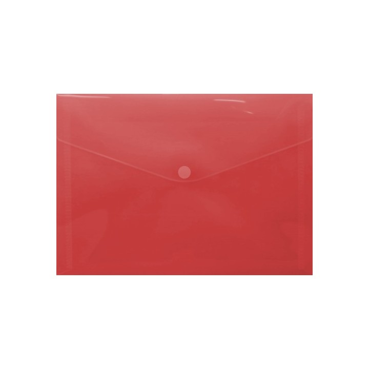 ingraf sobre portadocumentos con velcro a4 rojo polipropileno ingraf 332732  pack  10 unidades