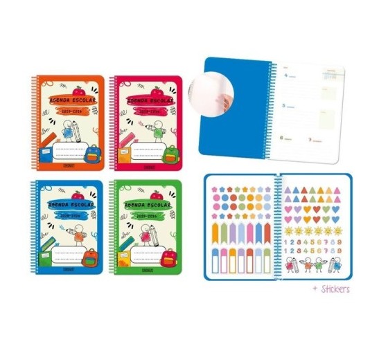 ingraf agenda escolar 2025 2026 back to school 4o semana vista tapa polipropileno ingraf 333352