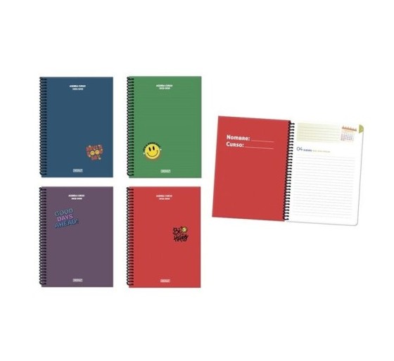 ingraf agenda escolar 2025 2026 good days 8o dia pagina tapa carton ingraf 333358