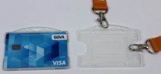 iberplas pack 100 porta tarjetas plastico rigido 90x57 doble posicion iberplas 147570100