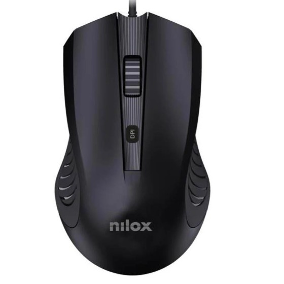 nilox raton mousb1013 2400 dpi usb