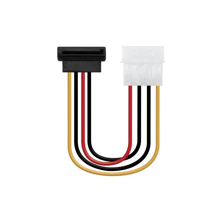 nanocable nanocable cable sata alimentacion acodado 5.25 molex 4pin /m sata/h 16 cm oem
