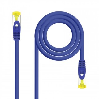 nanocable nanocable cable de red latiguillo rj45 lszh cat.6a sftp awg26, azul, 3.0 m