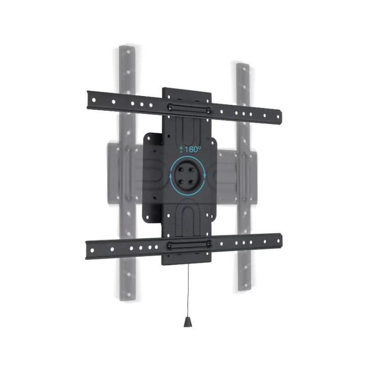 tooq lp3780f r soporte pared rotacion 360o negro