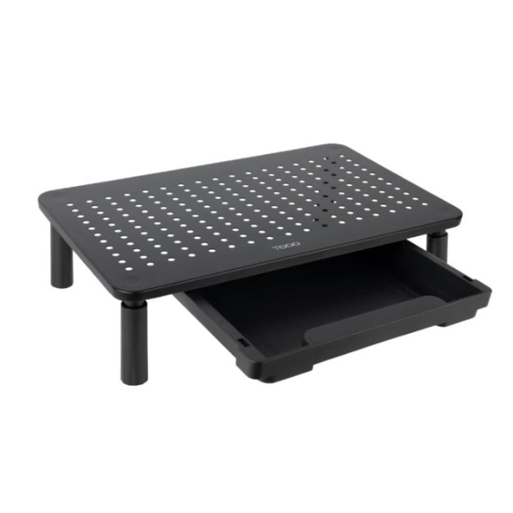 tooq tqmr087 soporte elevador monitores con cajon