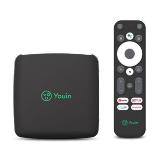 youin youin receptor android tv 4k uhd con asistente de voz google  en1040k