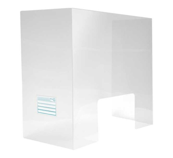 mampara office box protect 50x48cm transp