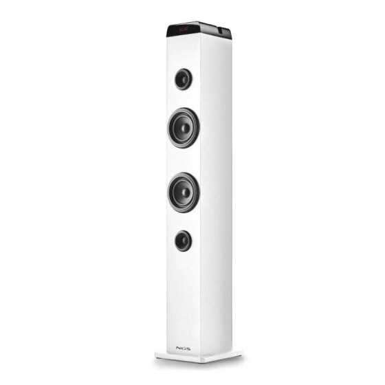 ngs torre sonido skycharm pro 50w  bt blanco