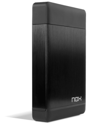 nox nox lite 3.5 carcasa de disco duro/ssd negro 3.5