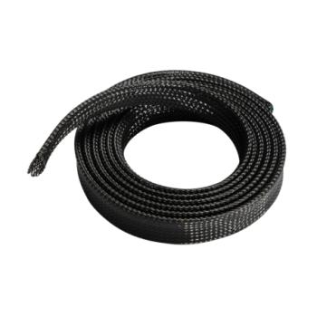organizador cables aisens poliester 20mm negro 1mt