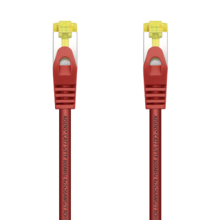 cable red aisens latiguillo rj45 lszh cat.7 sftp pimf 25cm rojo