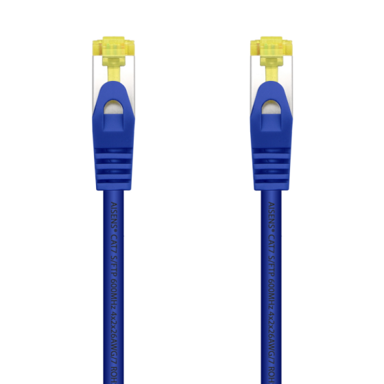 cable red aisens latiguillo rj45 lszh cat.7 sftp pimf 2.0m azul