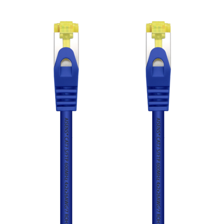 cable red aisens latiguillo rj45 lszh cat.7 sftp pimf 2.0m azul