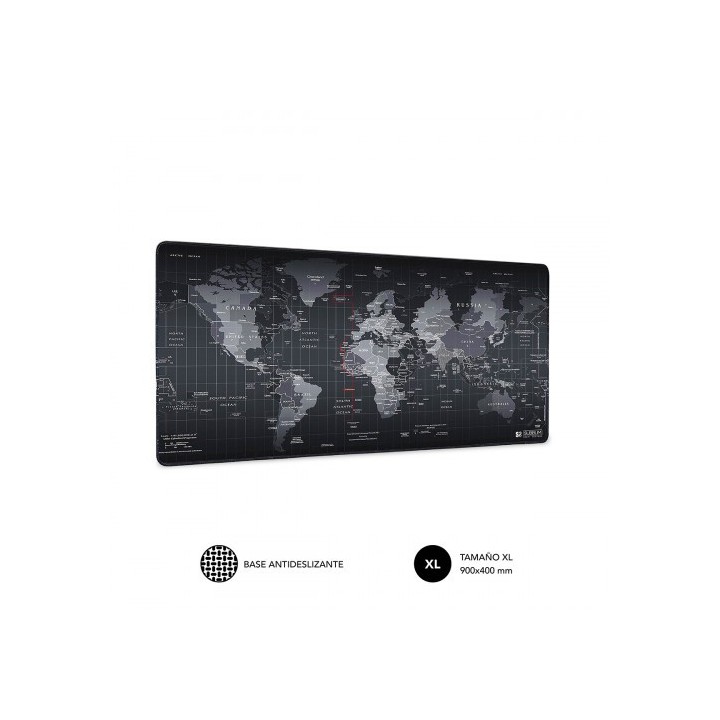 subblim subblim alfombrilla raton world xl mouse pad