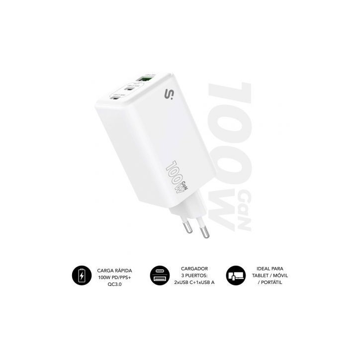 subblim subblim cargador gan 35w charger usb c