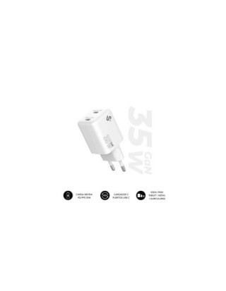 subblim subblim cargador gan 35w charger usb c+c