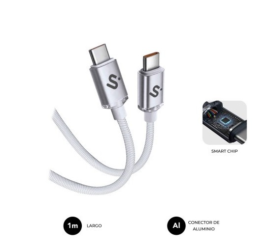 subblim subblim cable optimus 60w c c 1m white