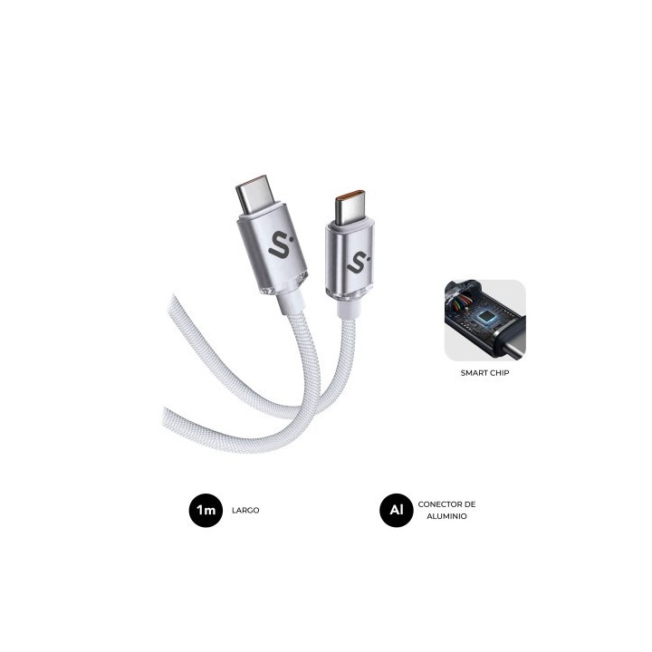 subblim subblim cable optimus 60w c c 1m white