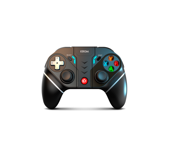 krom krom kexal negro, rojo, blanco bluetooth/usb gamepad analogico/digital android, nintendo switch