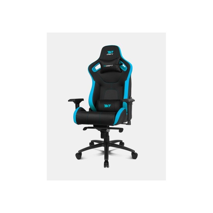 drift drift dr600bl silla para videojuegos butaca para jugar asiento acolchado negro, azul