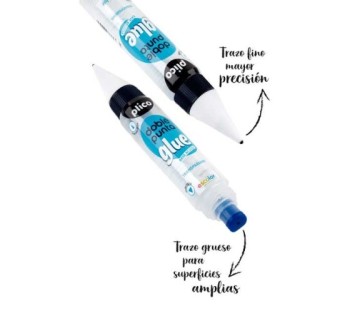lapiz cola plico doble punta 30ml 13360
