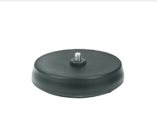 bosch bosch lbc1227/01 soporte de sobremesa para microfono, negro mate, base de hierro fundido pesad