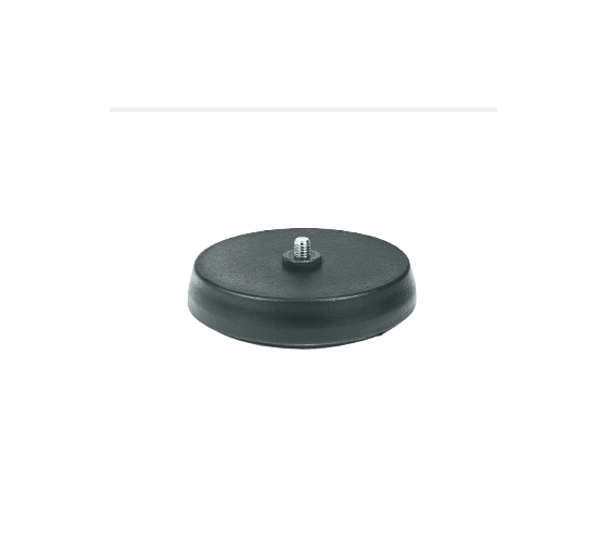 bosch bosch lbc1227/01 soporte de sobremesa para microfono, negro mate, base de hierro fundido pesad