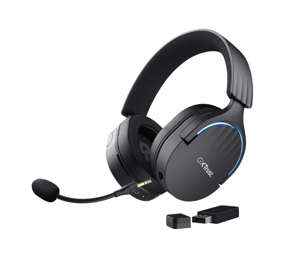 trust trust gxt 491 fayzo auriculares inalambrico y alambrico diadema juego usb tipo c bluetooth neg