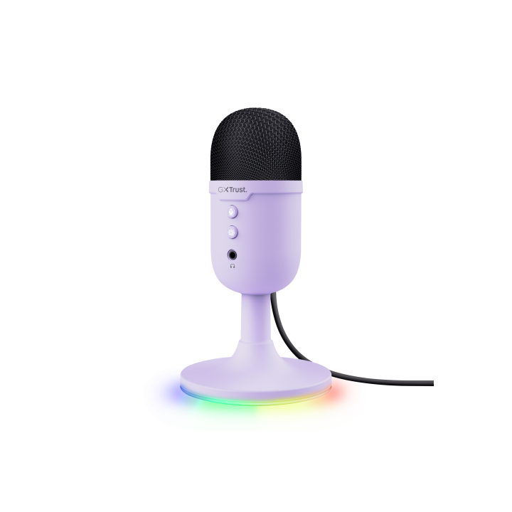 trust trust gxt 234p yunix purpura microfono de superficie para mesa