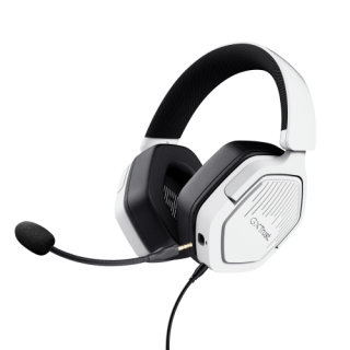 trust trust gxt492w carus auriculares alambrico diadema juego blanco